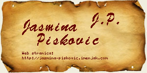 Jasmina Pisković vizit kartica